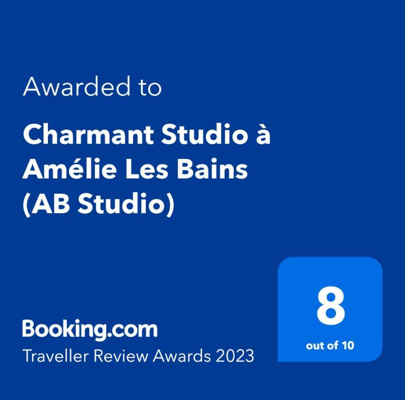 Charmant Studio à Amélie Les Bains (AB Studio) Amélie-les-Bains-Palalda Exterior foto